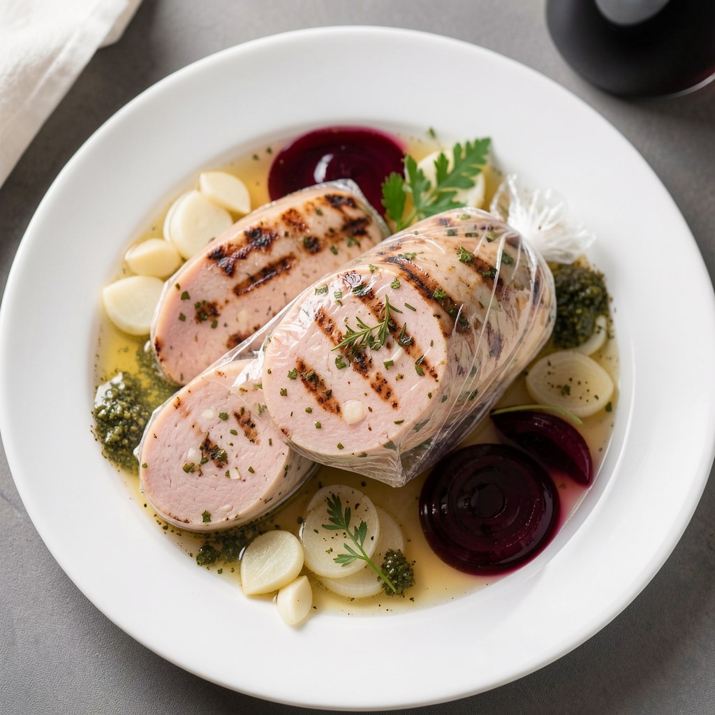 Biała kiełbasa z grilla