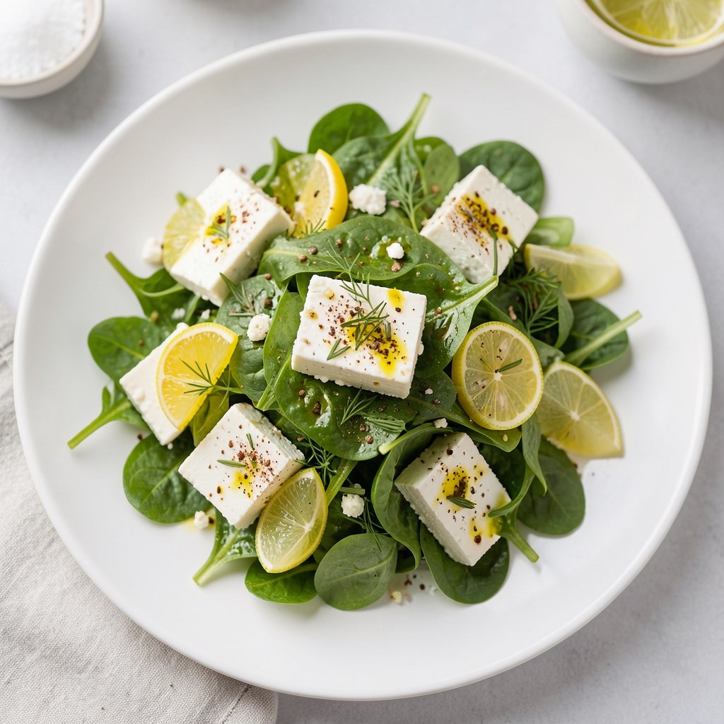 sałatka z sałata i serem feta