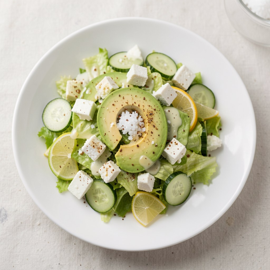 sałata lodowa z awokado