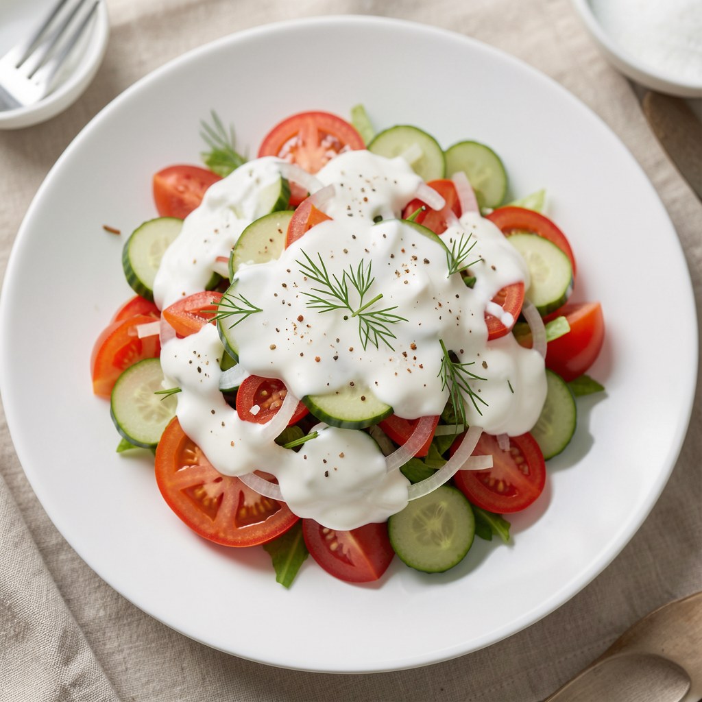 Śmietanowa sałatka