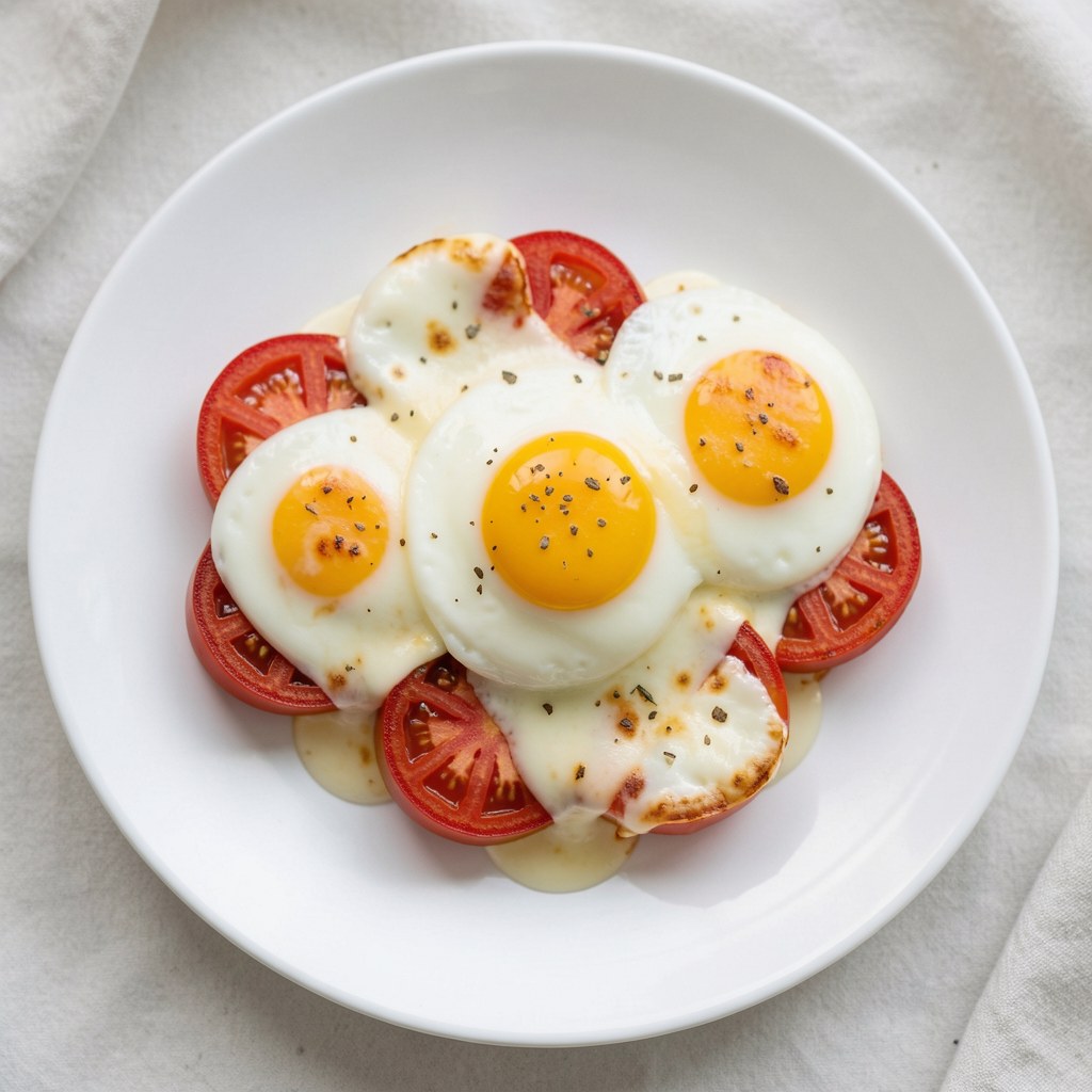 Jajka z pomidorami