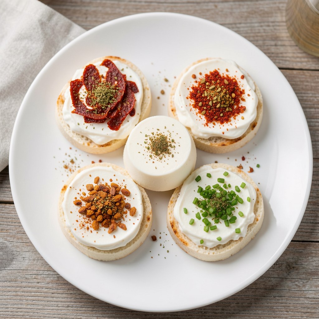 Twarożki z przyprawami