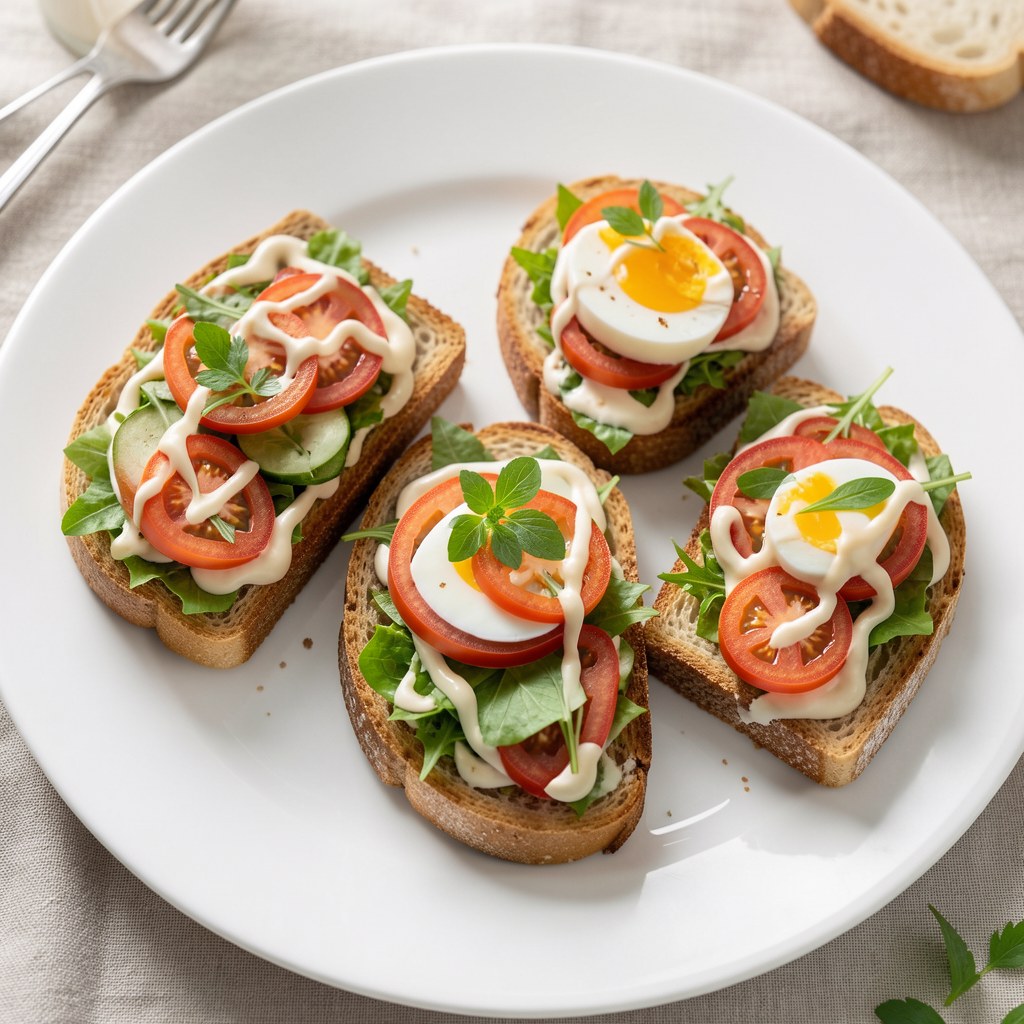 wegetarianskie kanapeczki