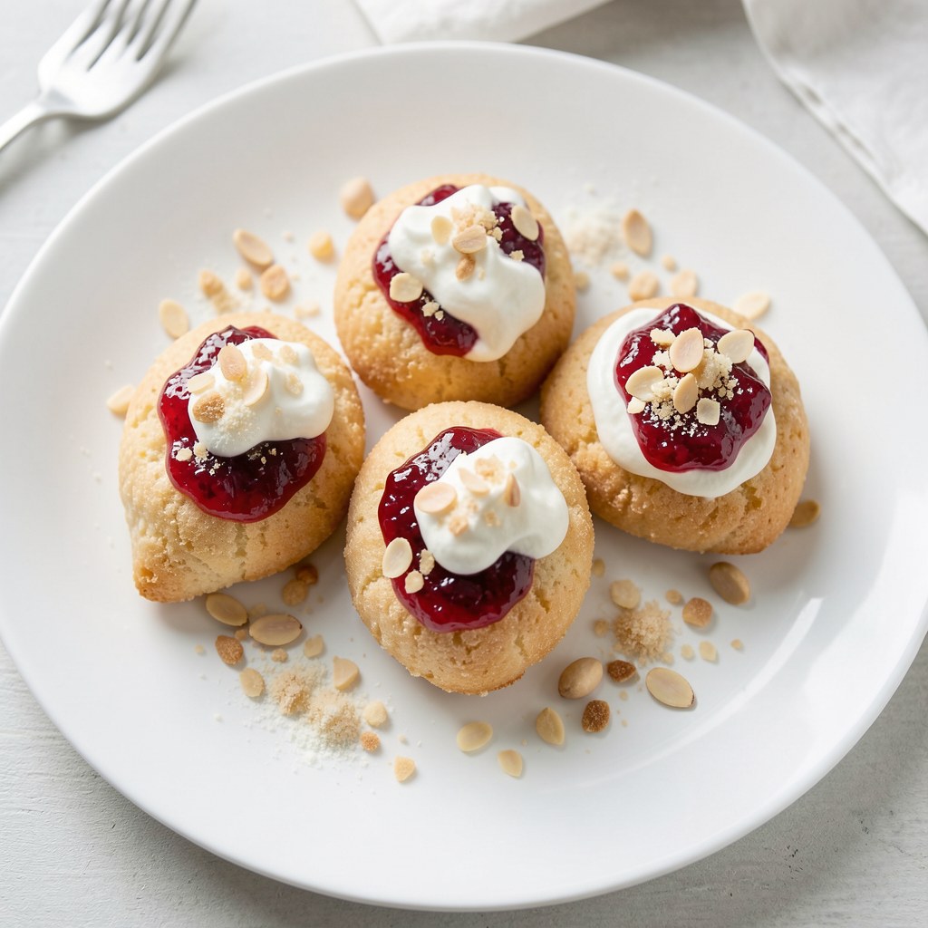 Rożki z bitą śmietaną