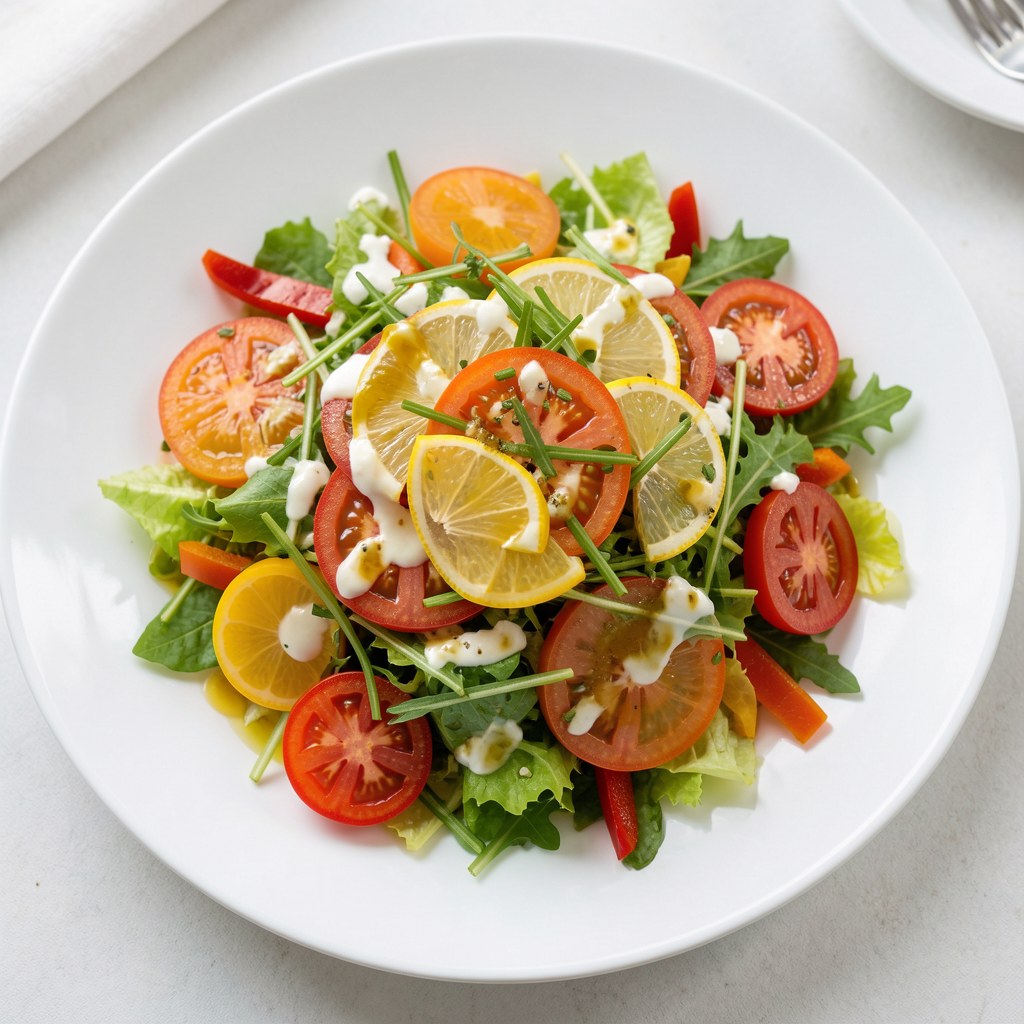 Kolorowa sałatka obiadowa