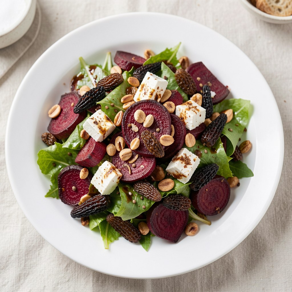 sałatka z pieczonych buraków