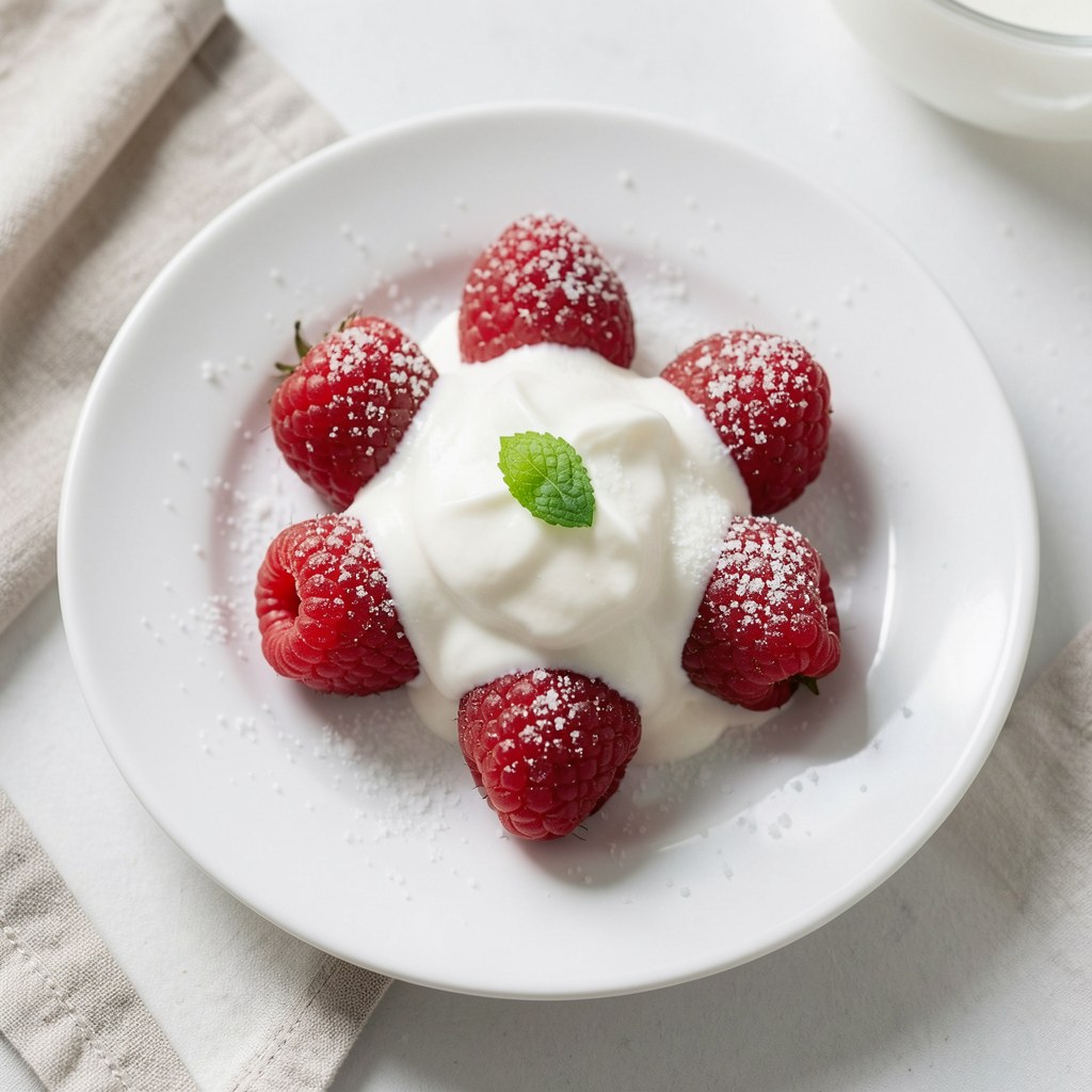 Tradycyjne truskawki ze śmietaną