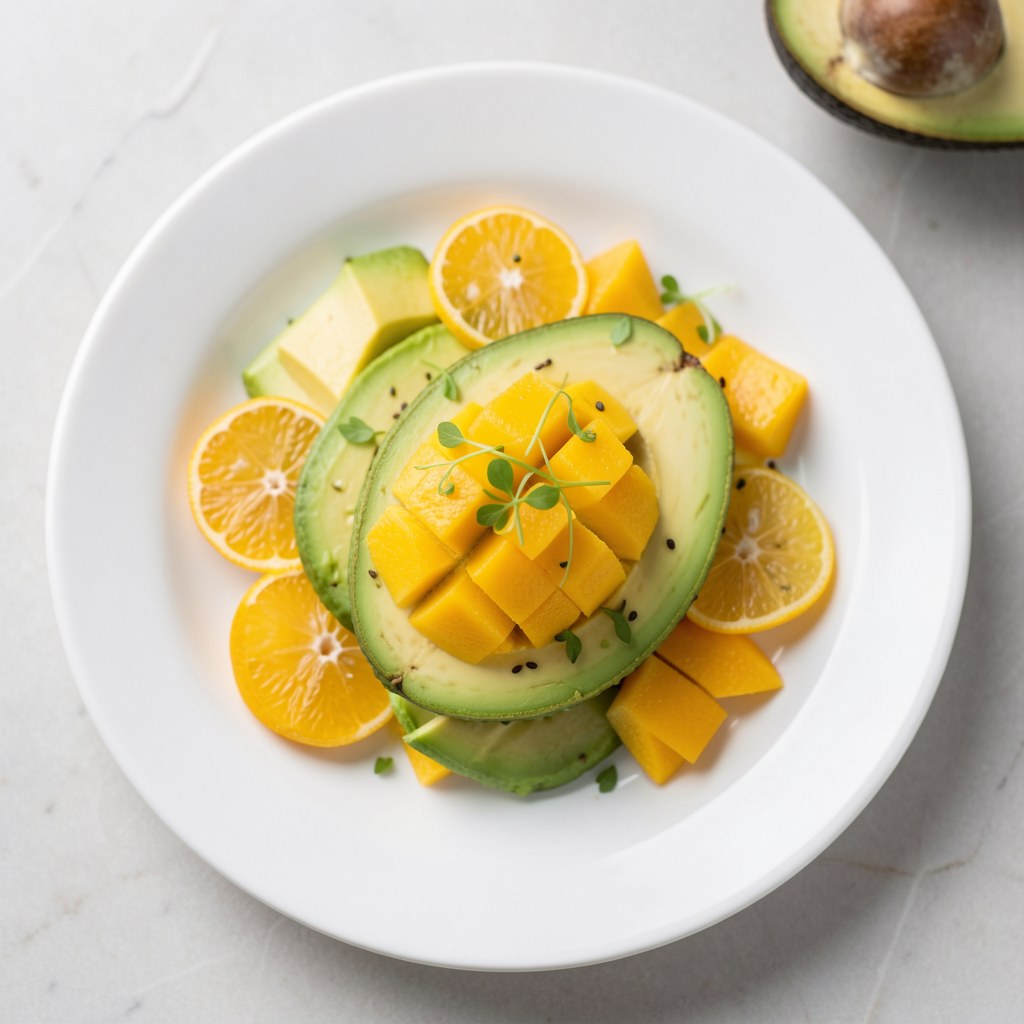 pikantne mango oraz awokado
