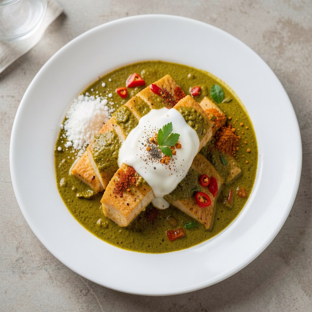 Panga w cieście curry