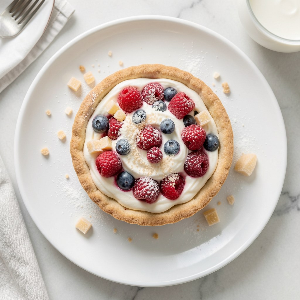 Tarta z rabarbarem i owocami