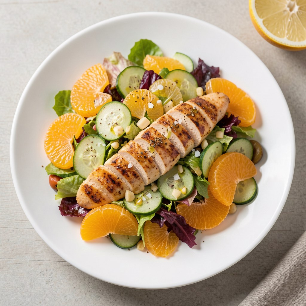 Sałatka z grejpfrutem