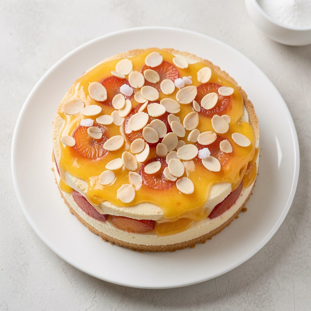 Tarta z brzoskwiniami