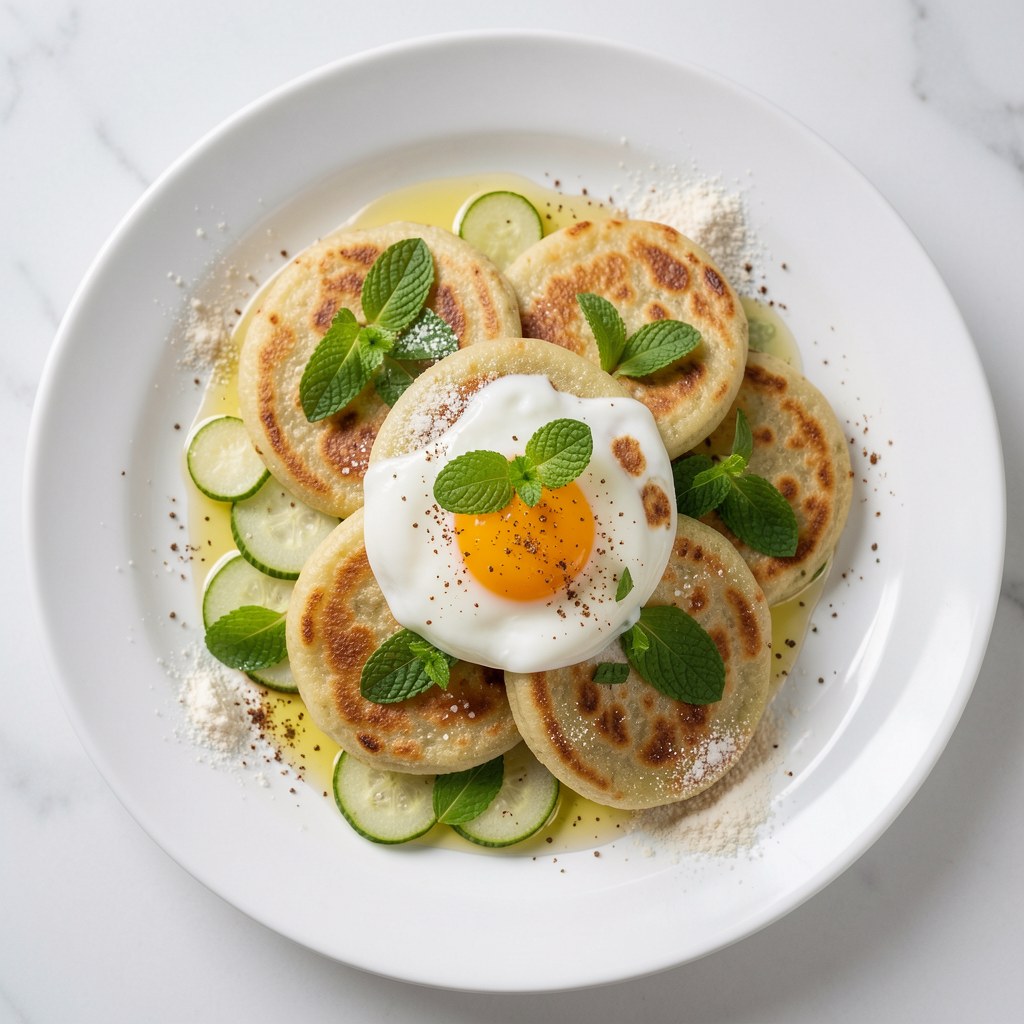 Placuszki z cukinii z miętą