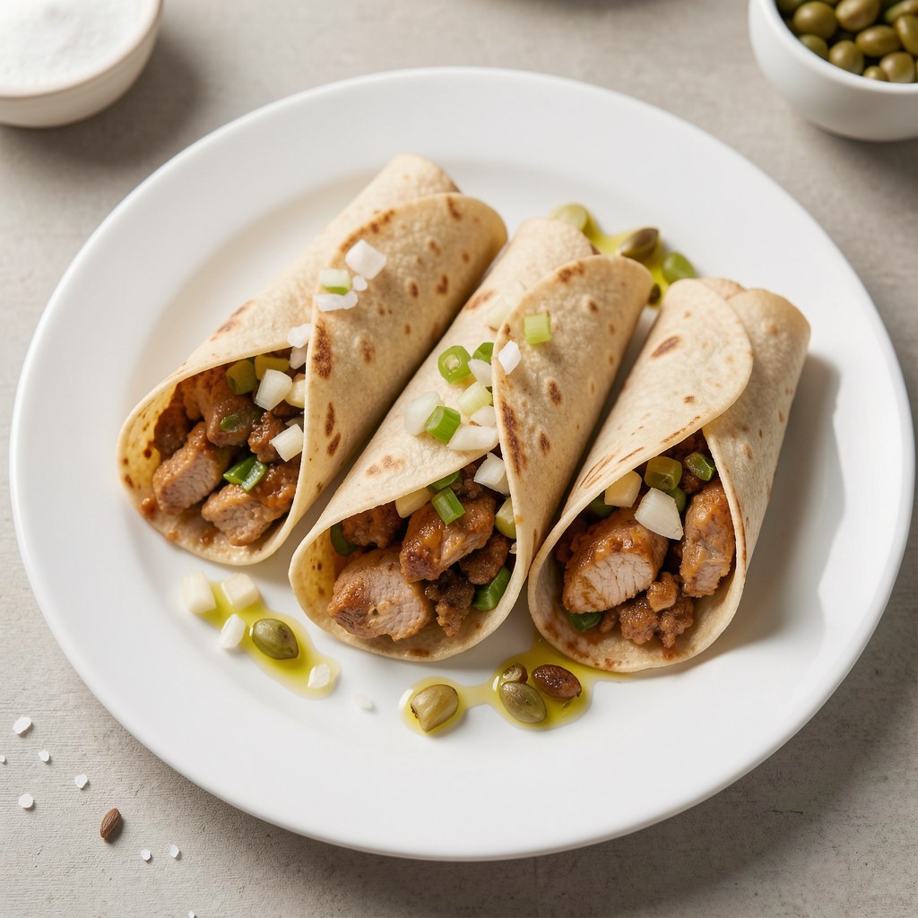 Chimichanga z drobiowym farszem