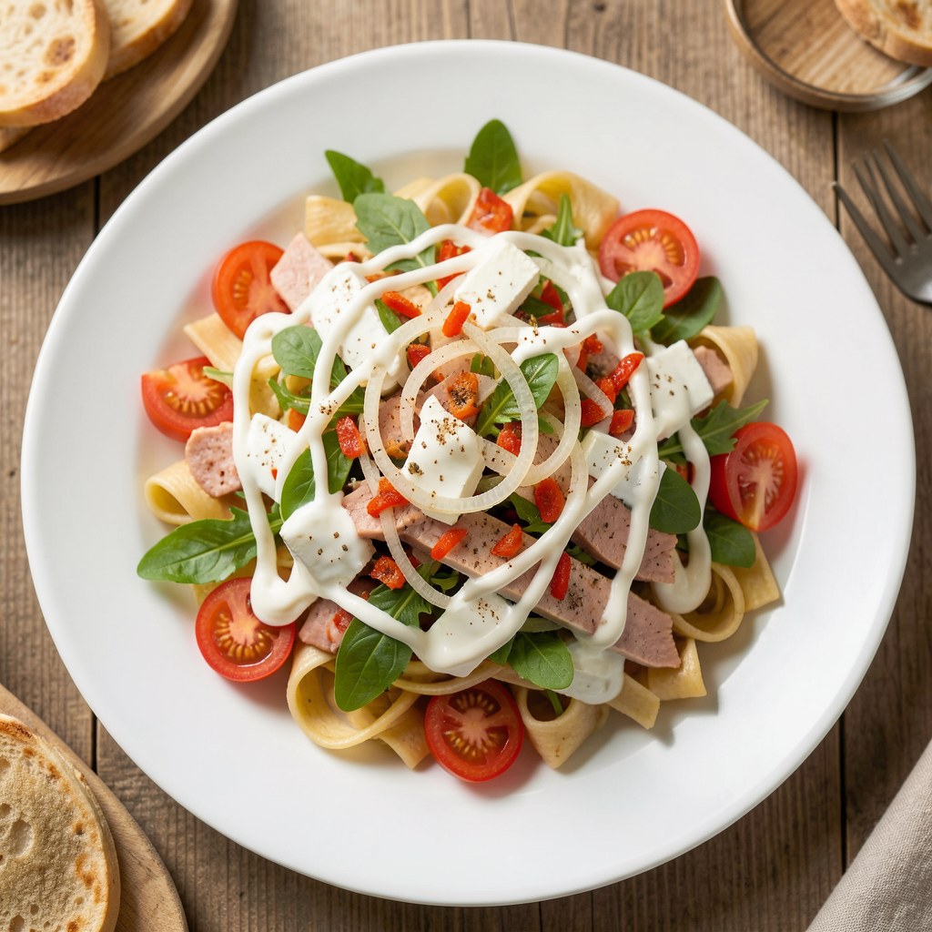 Wiosenna pasta kanapkowa