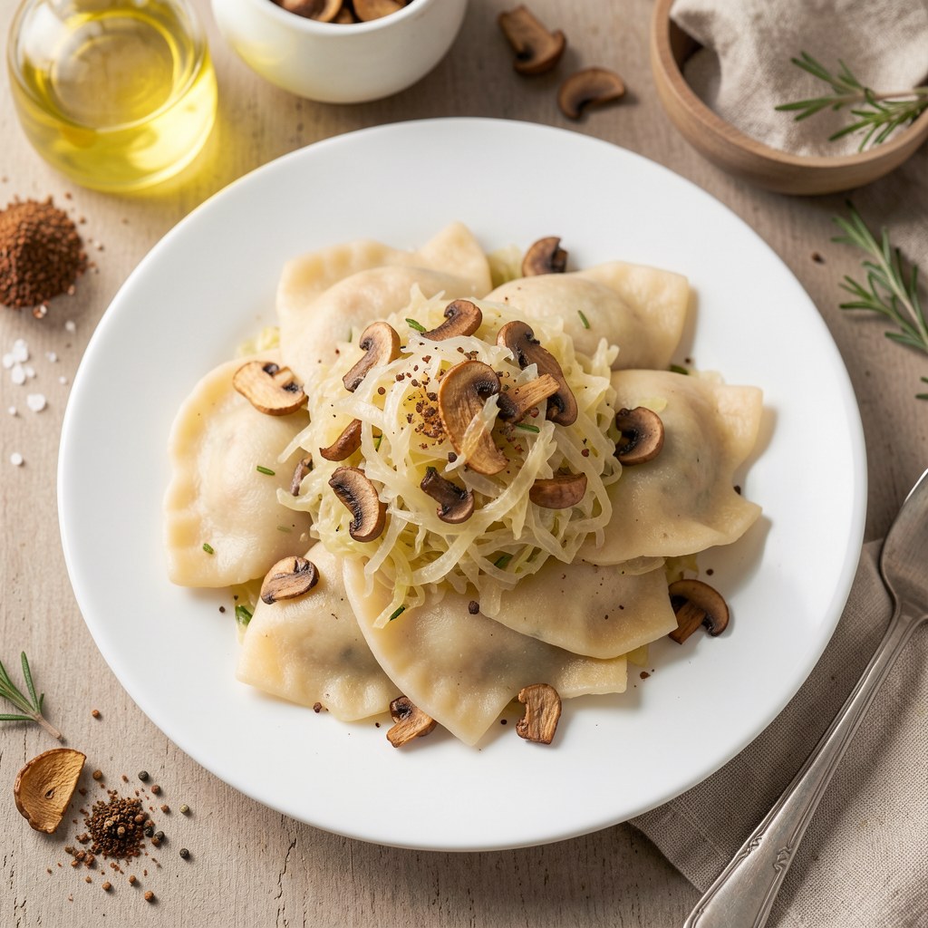 Farsz do pierogów kapuściano-grzybowych
