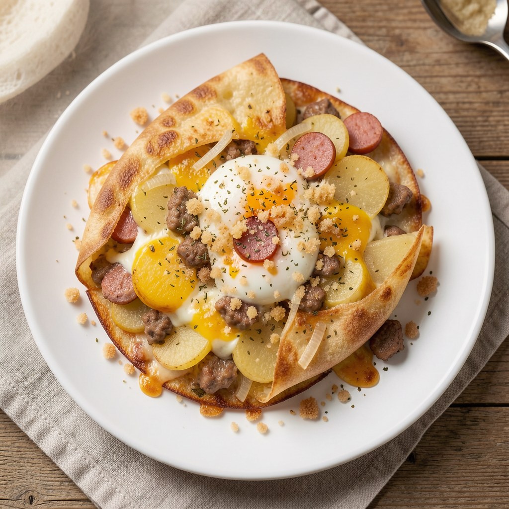 Zapiekana tortilla