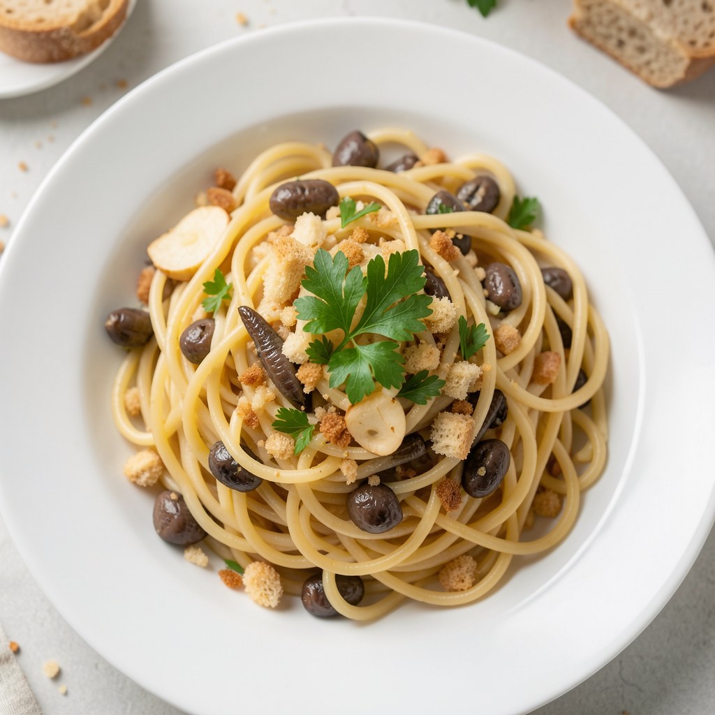 spaghetti z anhois