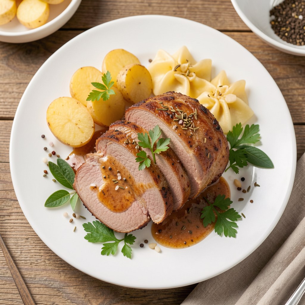 MARYNOWANA PIECZEŃ ZE SCHABU