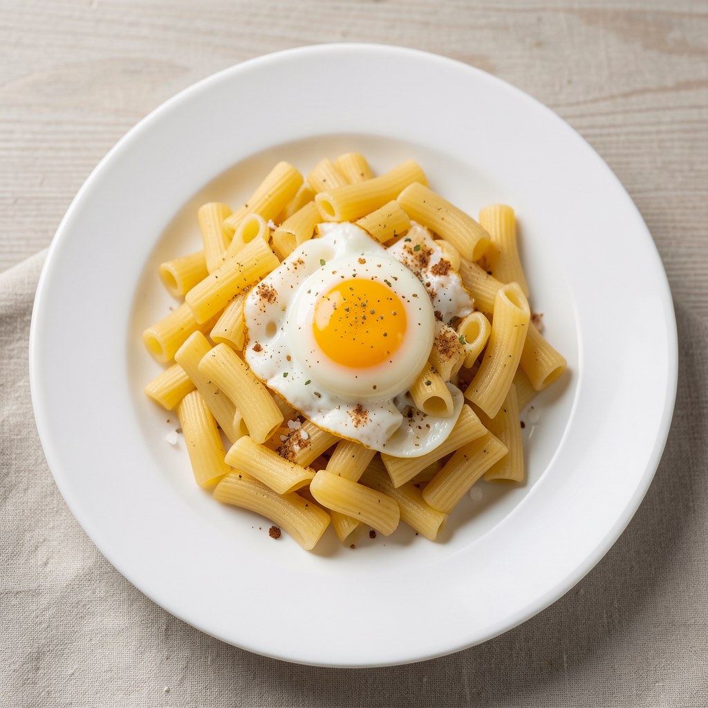Makaron z jajkiem