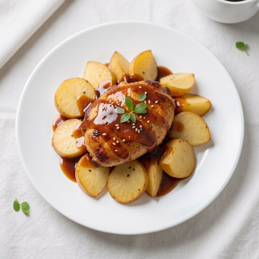 Smażonka teriyaki.