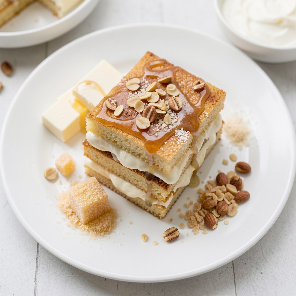 Stefanka migdałowo - chałwowa