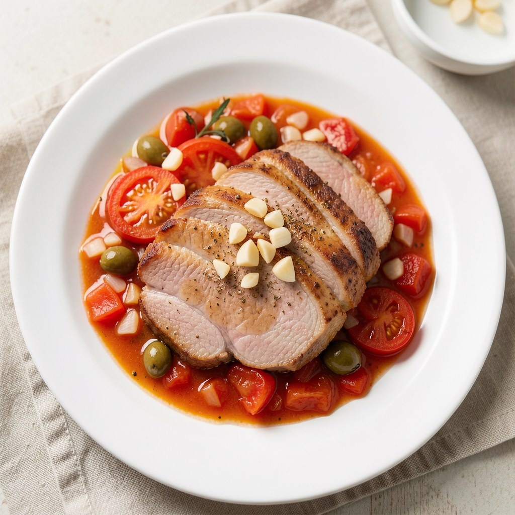 Schab w pomidorach
