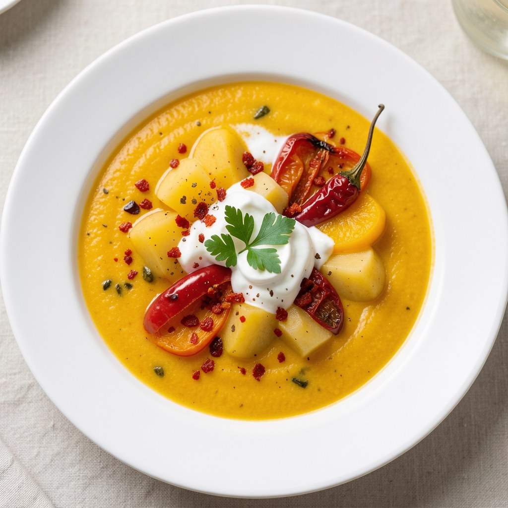 Zupa - krem z papryki