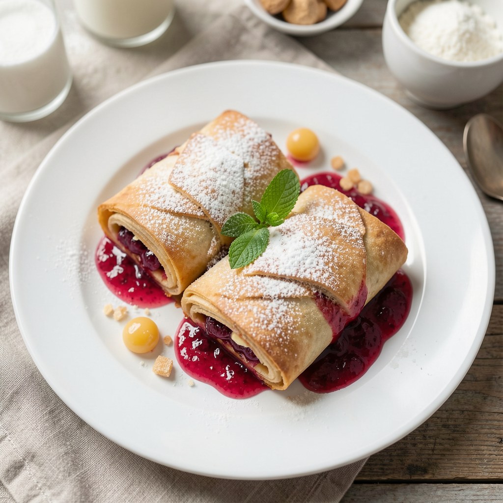 Strudel z dżemem