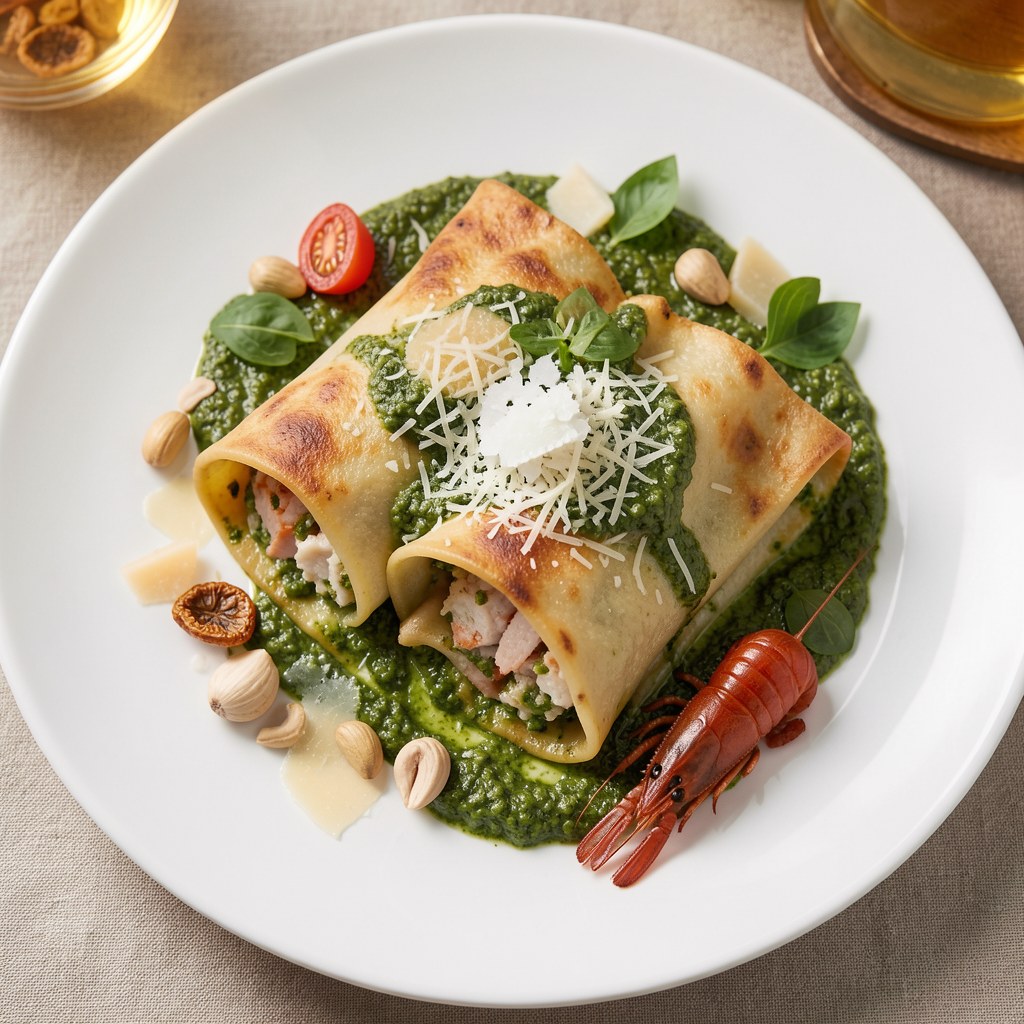 Cannelloni z pesto