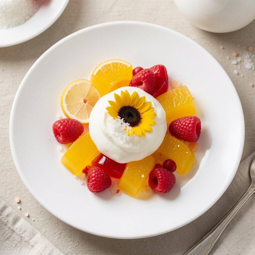 Słodki deserek truskawkowo-cytrynowy