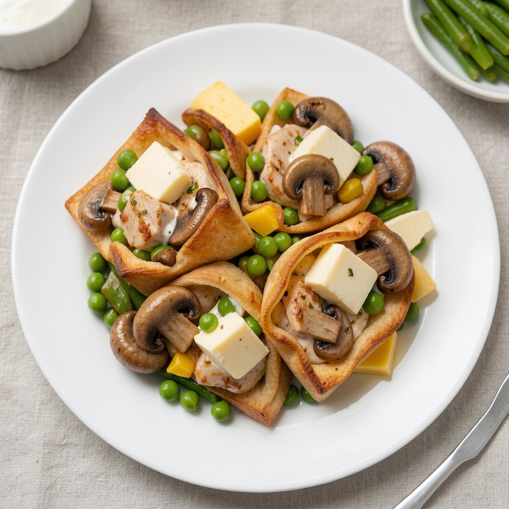 Pieczarkowe kieszonki