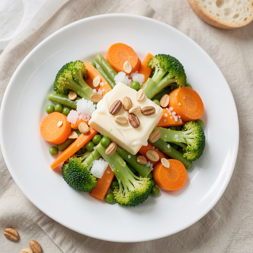 Bukiet warzyw z orzechami