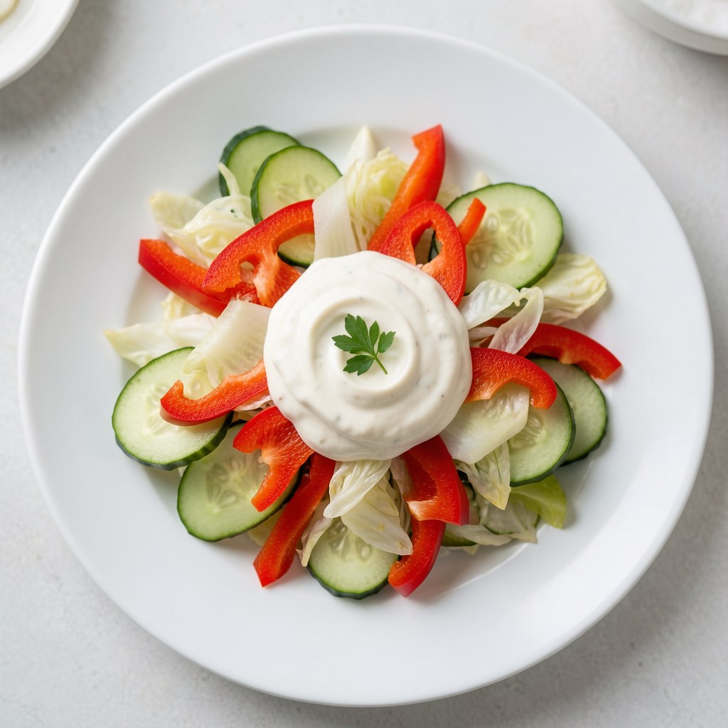 Surówka z sosem aioli