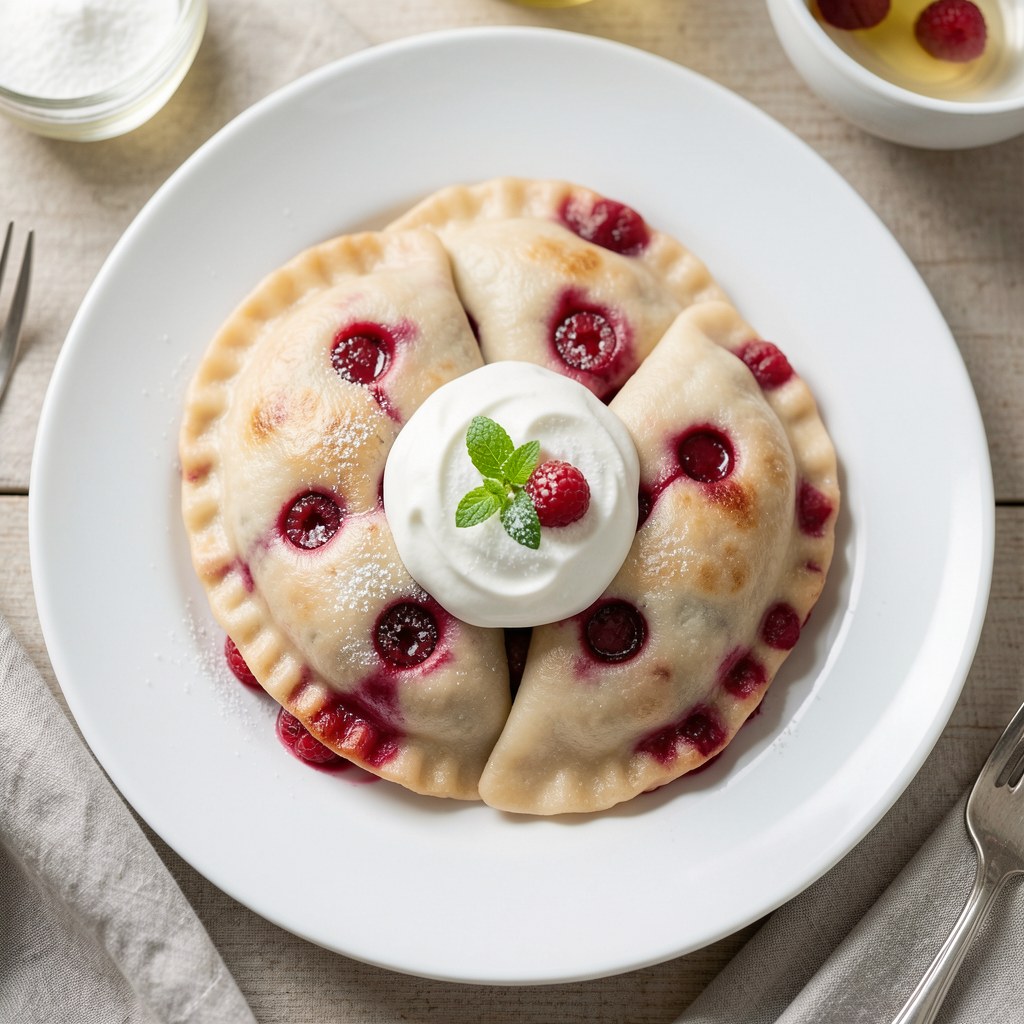 Pierogi z truskawkami