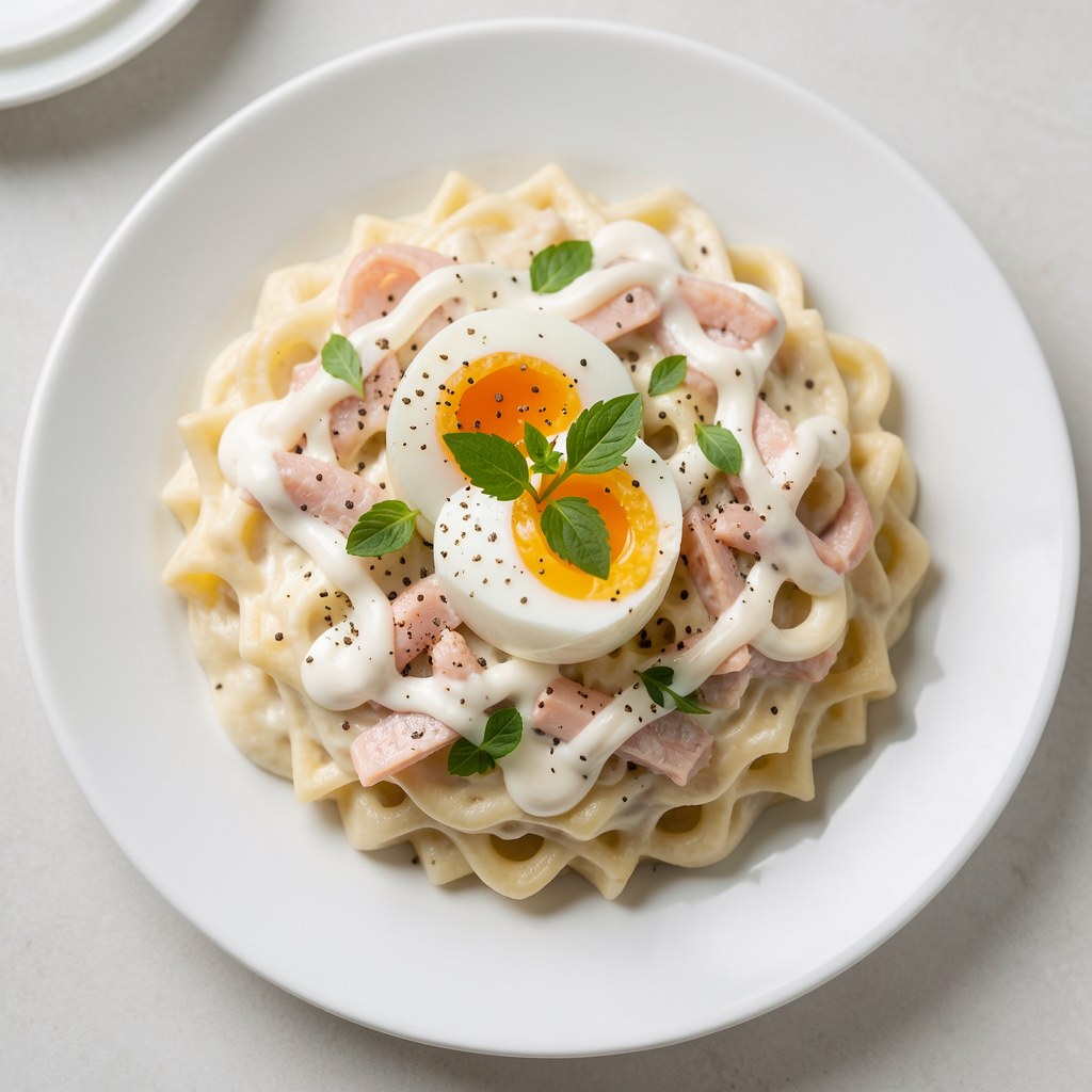 Pasta z jajek i tuńczyka