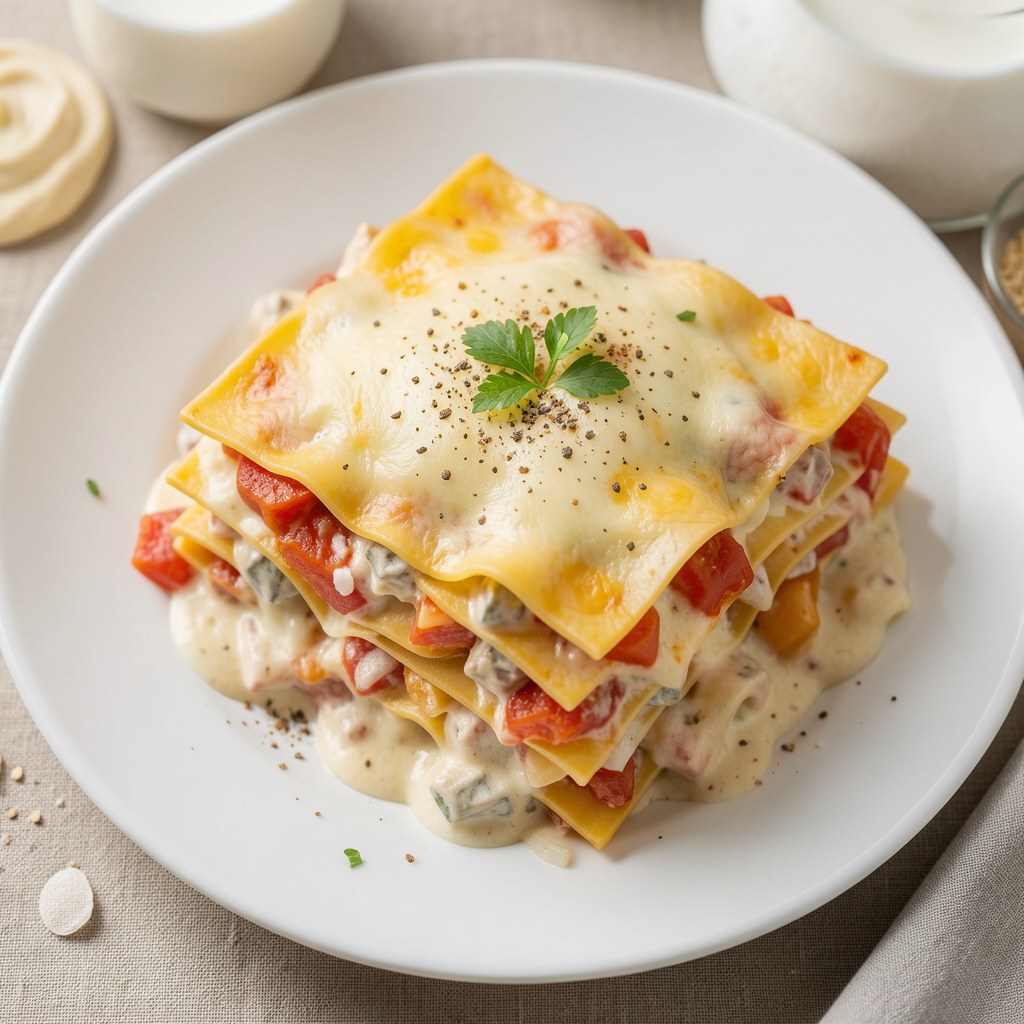 Lasagne z tuńczykiem