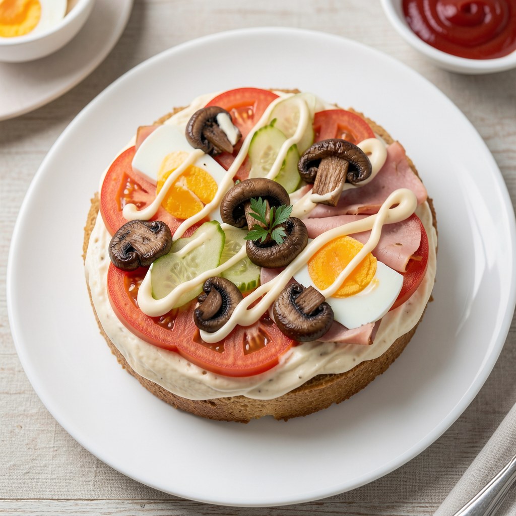 Tort z pieczarkami mojej mamy