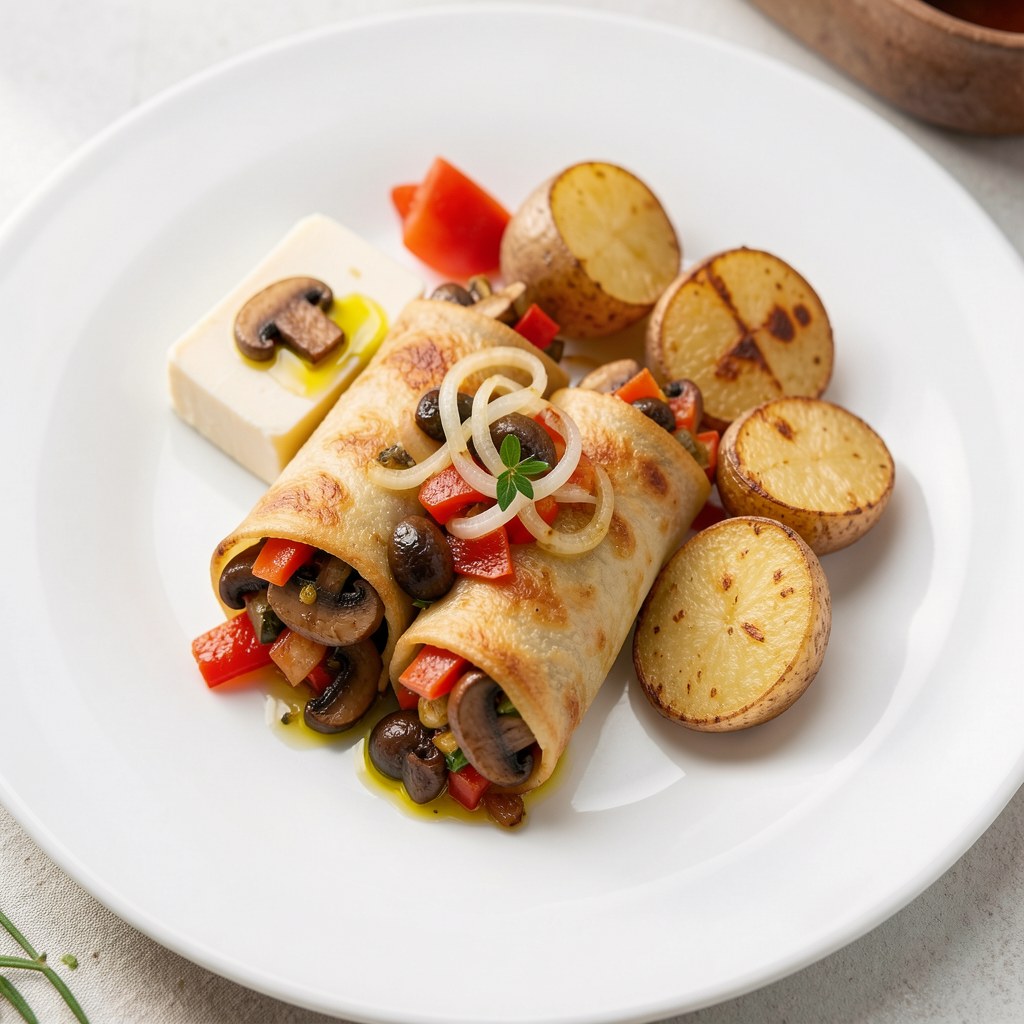 Karkówka zawijana z warszem pieczarkowo-warzywnym