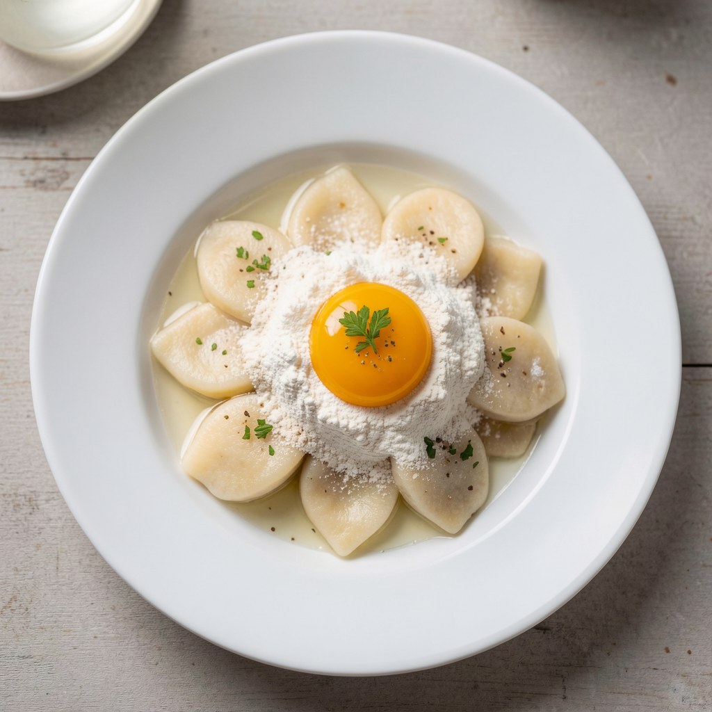 Bawarskiw kluski kładzione