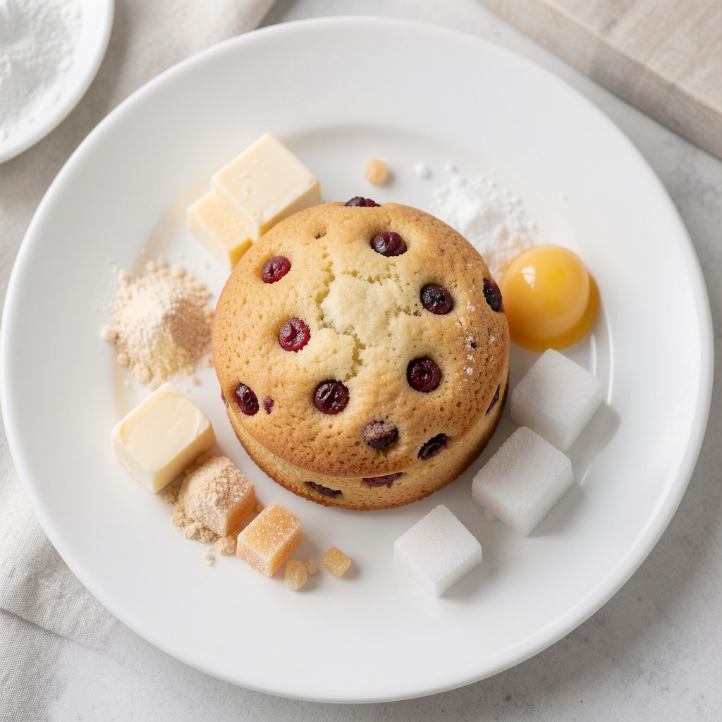 Ciasto piaskowe z rodzynkami