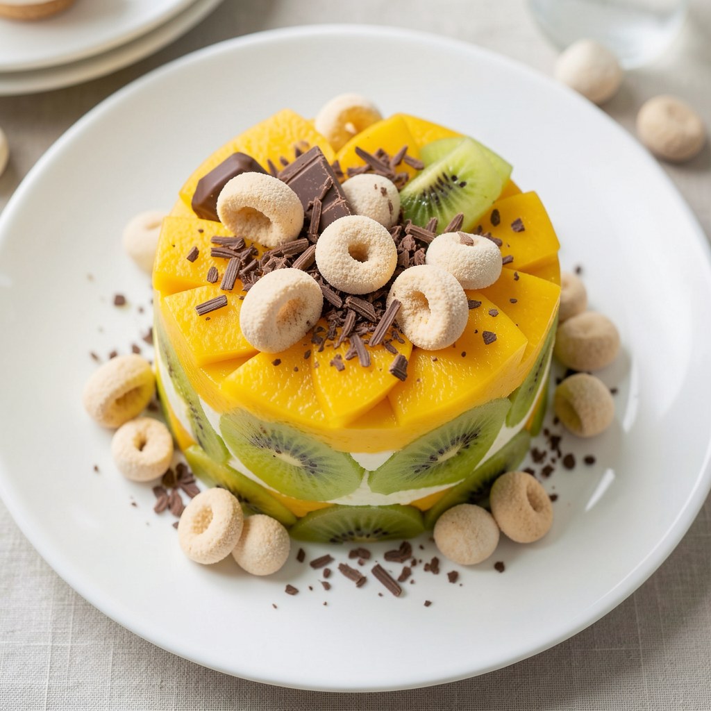 Wspomnienie lata - kolorowy deser