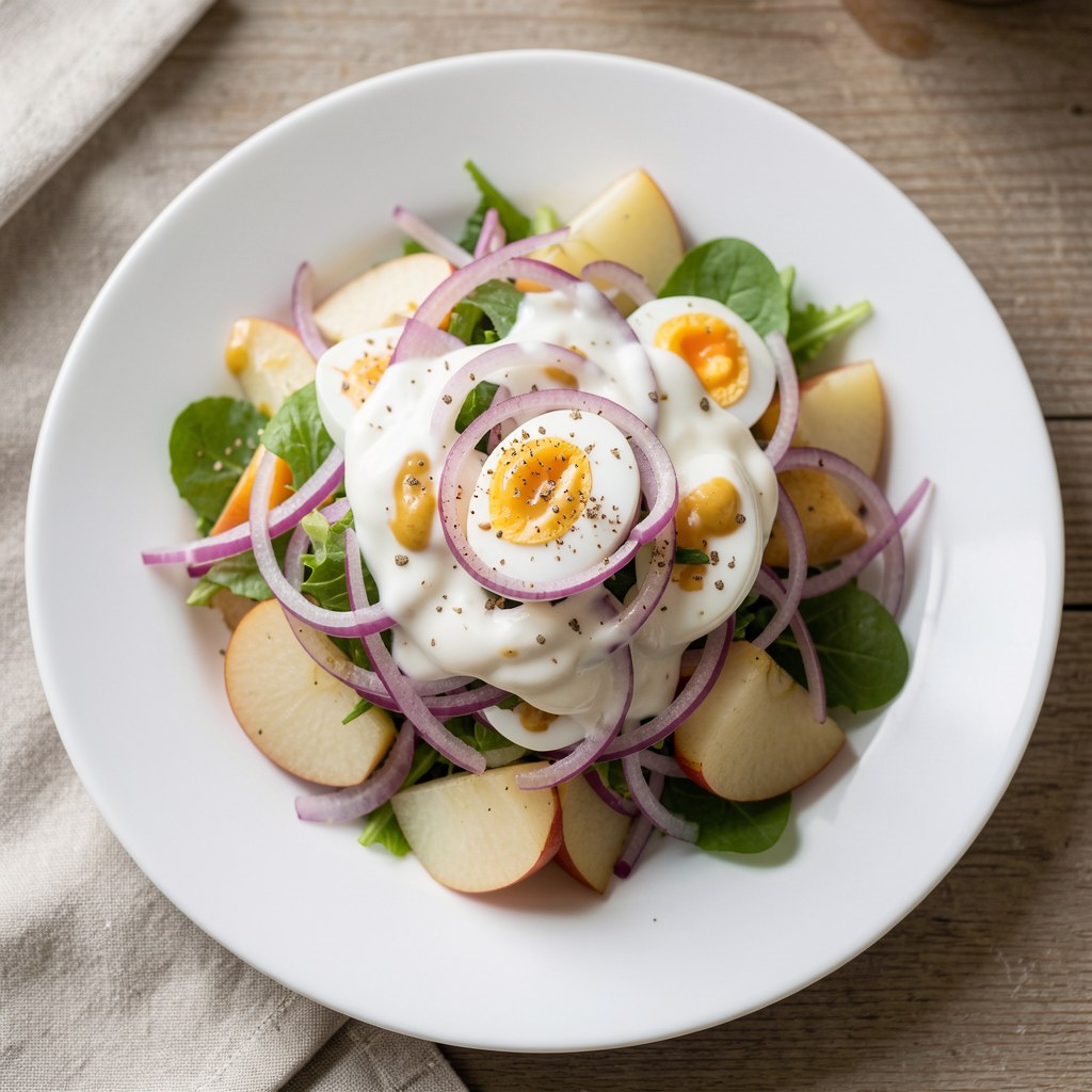 Sałatka z czerwonej cebuli