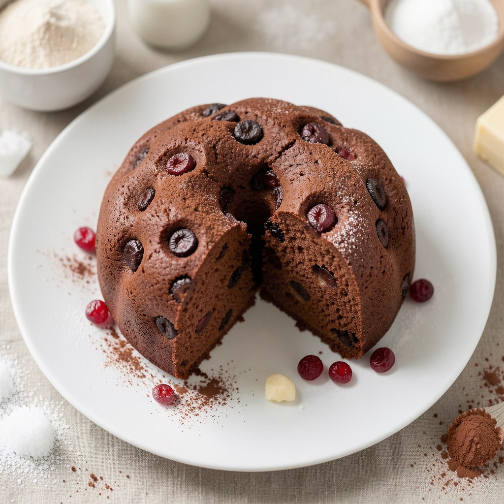Babka kakaowa z rodzynkami