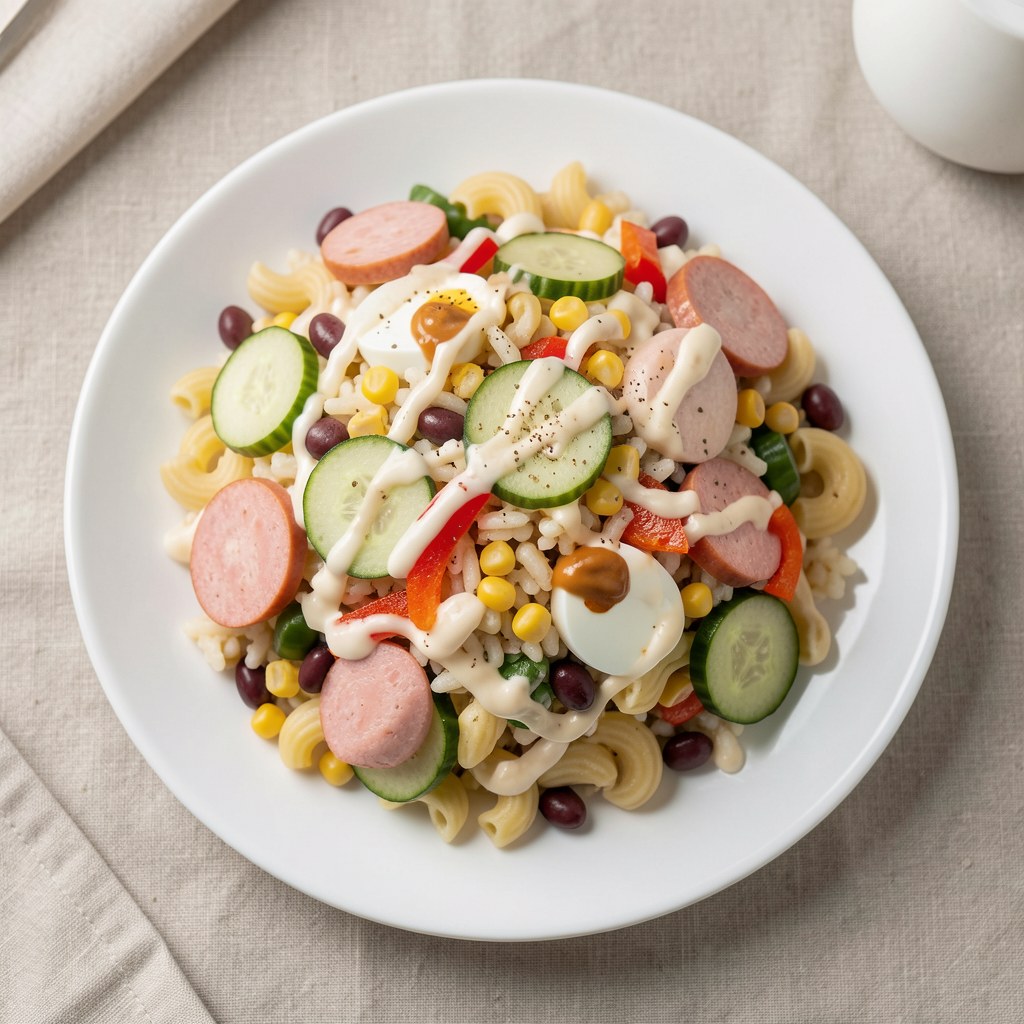 Sałatka z makaronem ryżowym Haliny