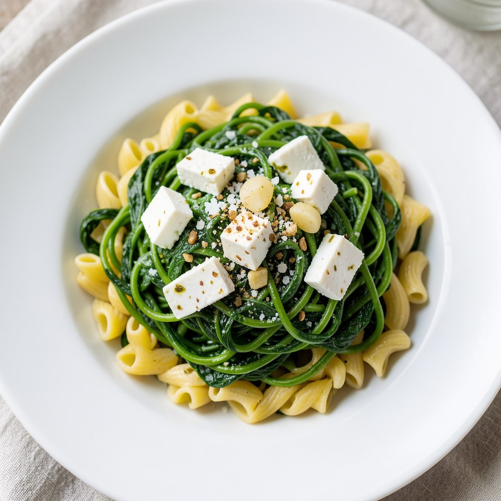 pasta do makaronu ze szpinaku