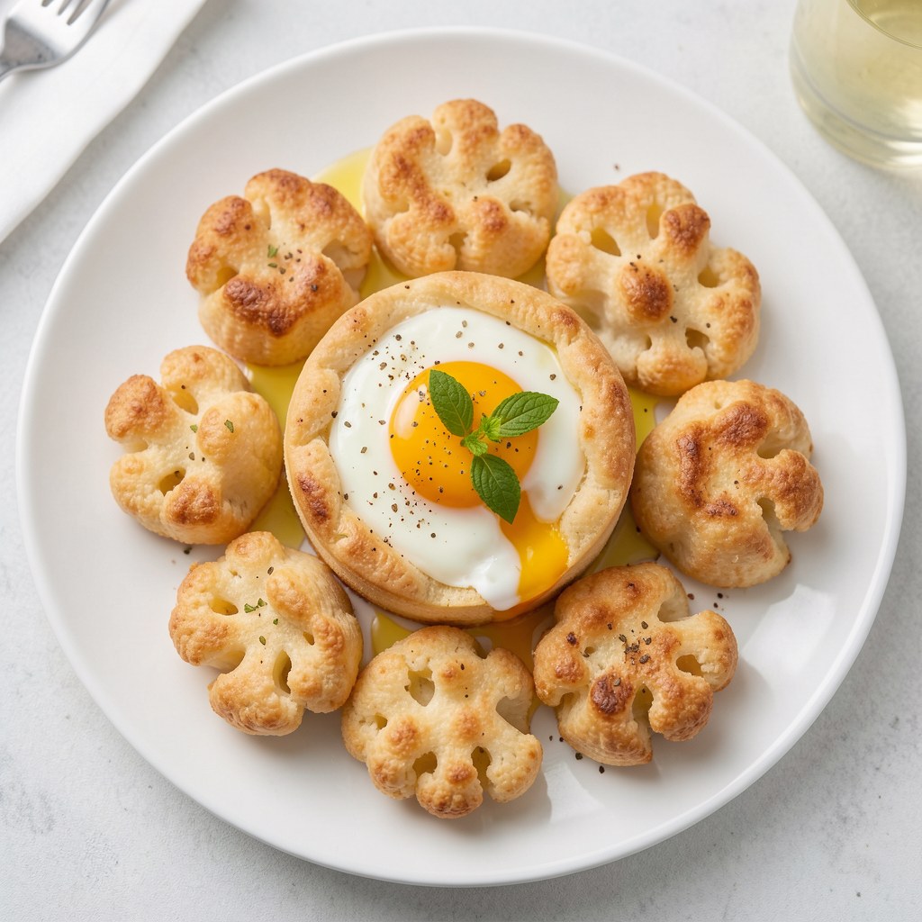 Kalafior w cieście z dodatkiem wina