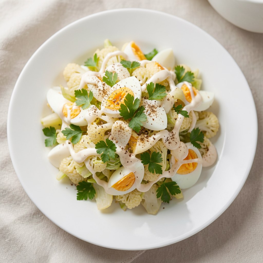 Sałatka z brukselki i pora