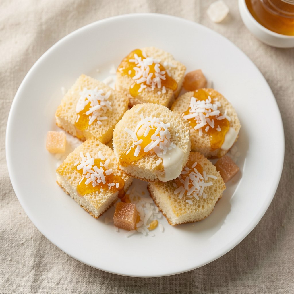 Ciasteczka biszkoptowo-kokosowe