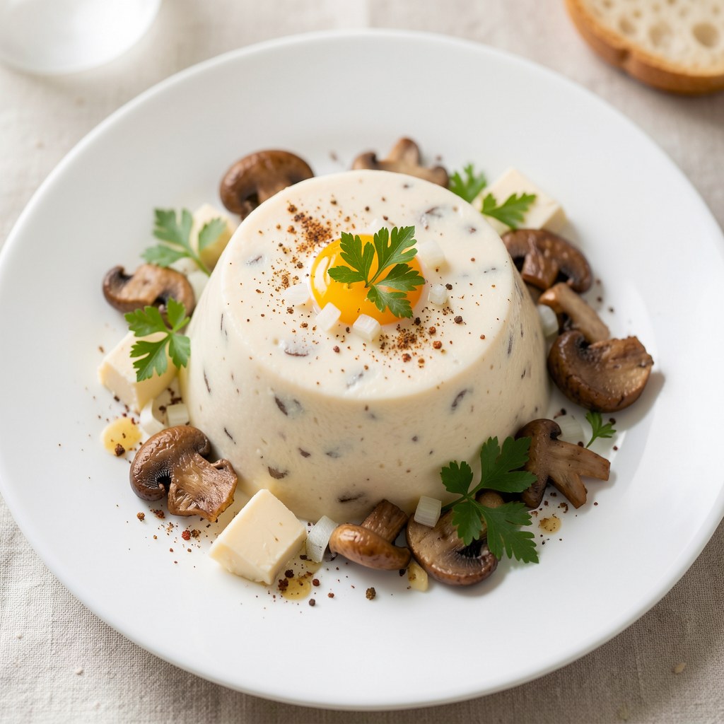 Grzybowy pudding